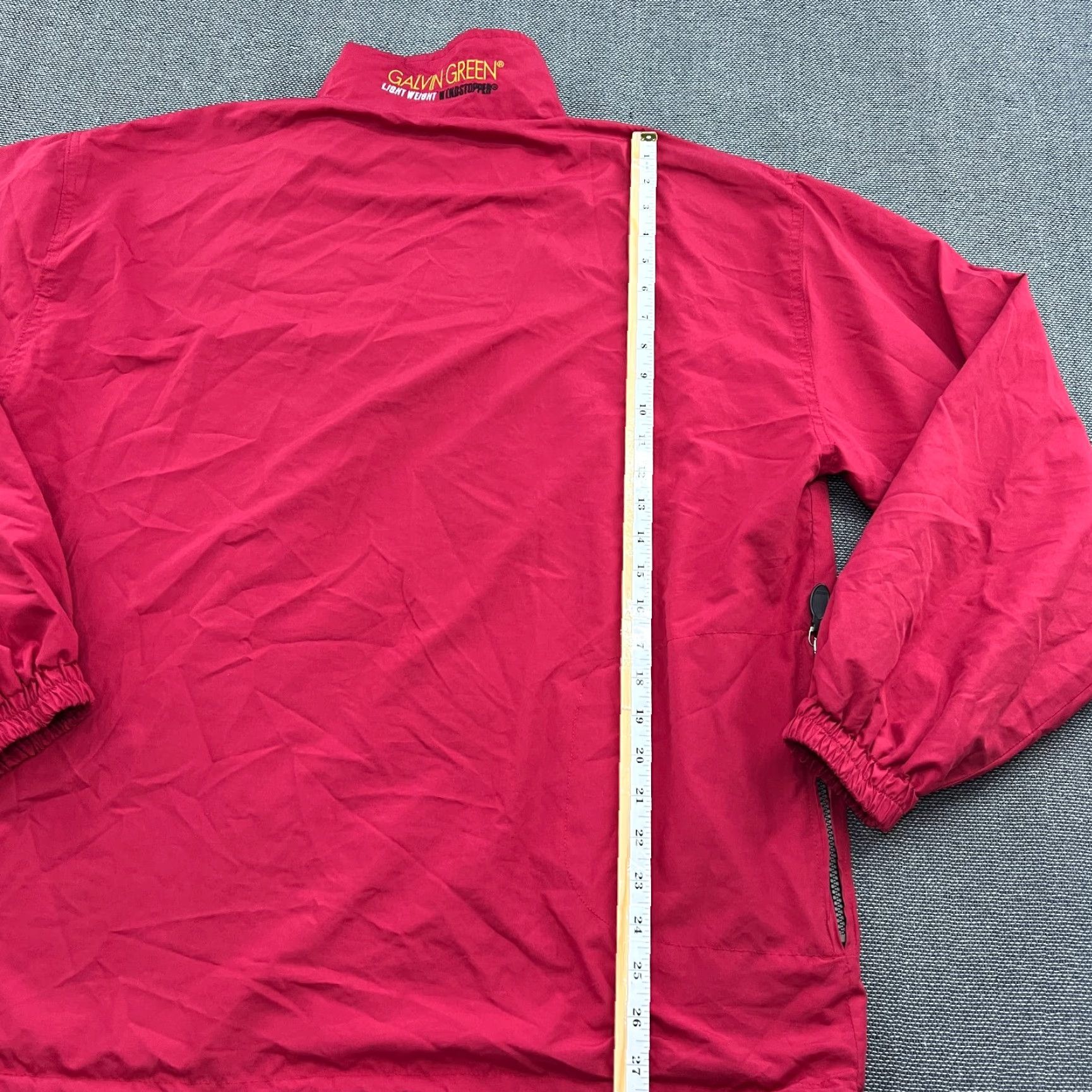 Galvin Green Galvin Green Lightwight Windstopper Jacket Mens M Red 1/4 Zip Golf Windbreaker Shirt Size US M / EU 48-50 / 2 - 5 Thumbnail