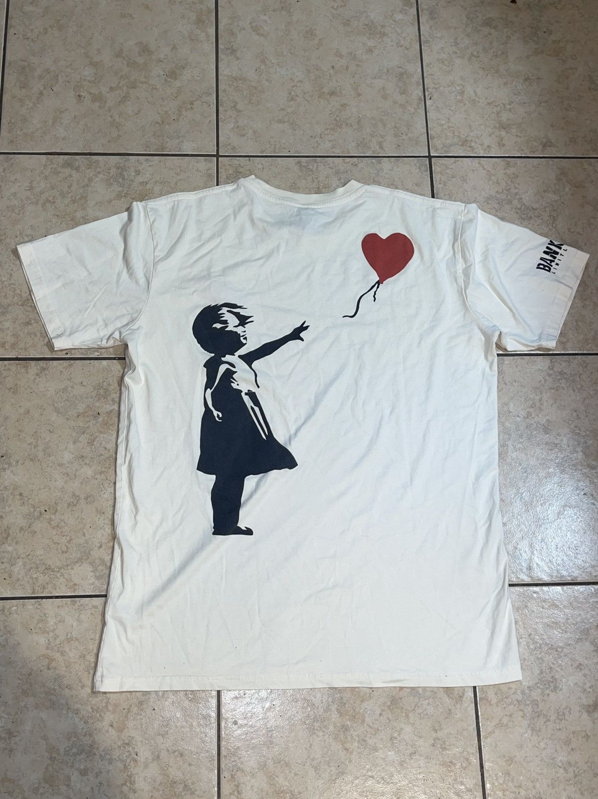 Other Banksy Limitless London “Girl With Balloon” Tee Embroidered Size US L / EU 52-54 / 3 - 2 Thumbnail