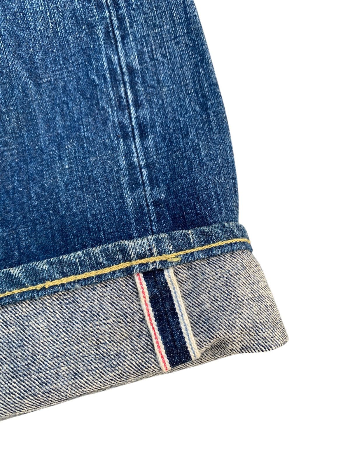 Kapital VINTAGE BURGUS PLUS SELVEDGE BUTTON FLY JAPANESE RAW DENIM Size US 32 / EU 48 - 10 Thumbnail