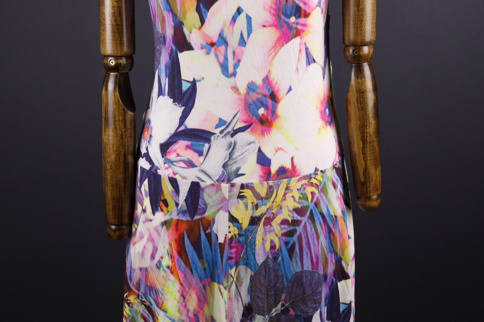 Designer Princess Goes Hollywood Multicolor A-Line Midi Dress Size 40 Size M / US 6-8 / IT 42-44 - 8 Thumbnail