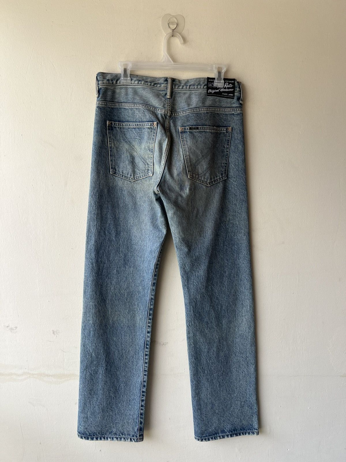 RATS JAPAN Vintage Rats Japan Distress Thick Denim Selvedge Jeans Size US 31 - 3 Thumbnail
