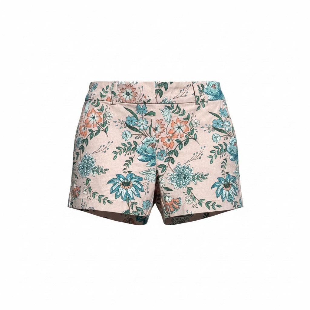 Loft LOFT Outlet Women’s Floral Riviera Shorts Pink Blue Size 4 Size 27" / US 4 / IT 40 - 1 Thumbnail