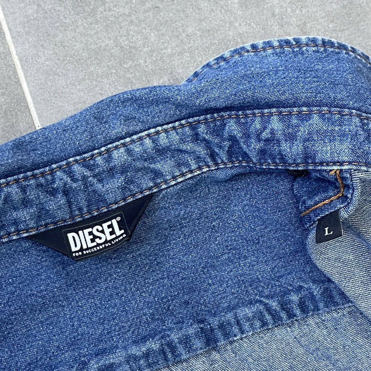Diesel Diesel Button Shirt Size L Size US L / EU 52-54 / 3 - 13 Thumbnail