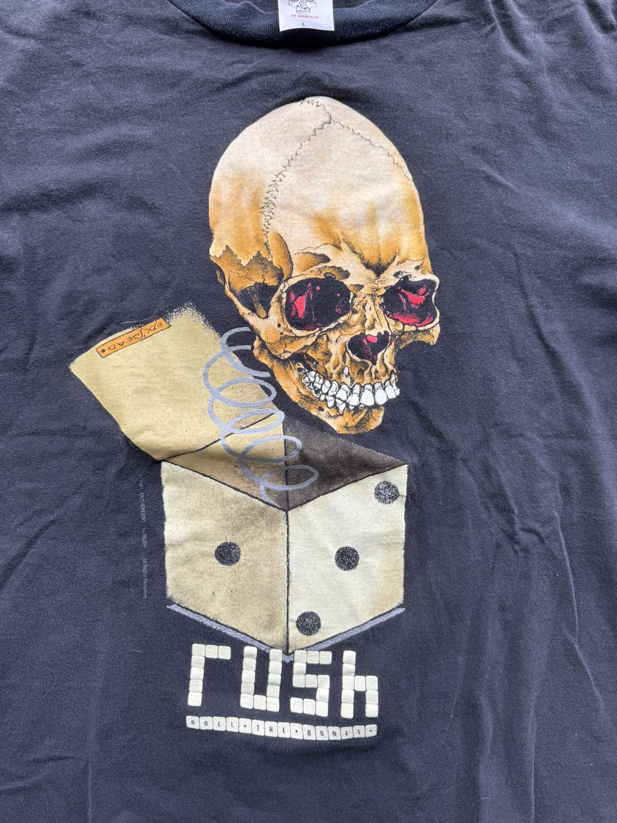 Band Tees × Vintage Vintage 1991 Rush “Roll The Bones” Tee Size US L / EU 52-54 / 3 - 2 Thumbnail
