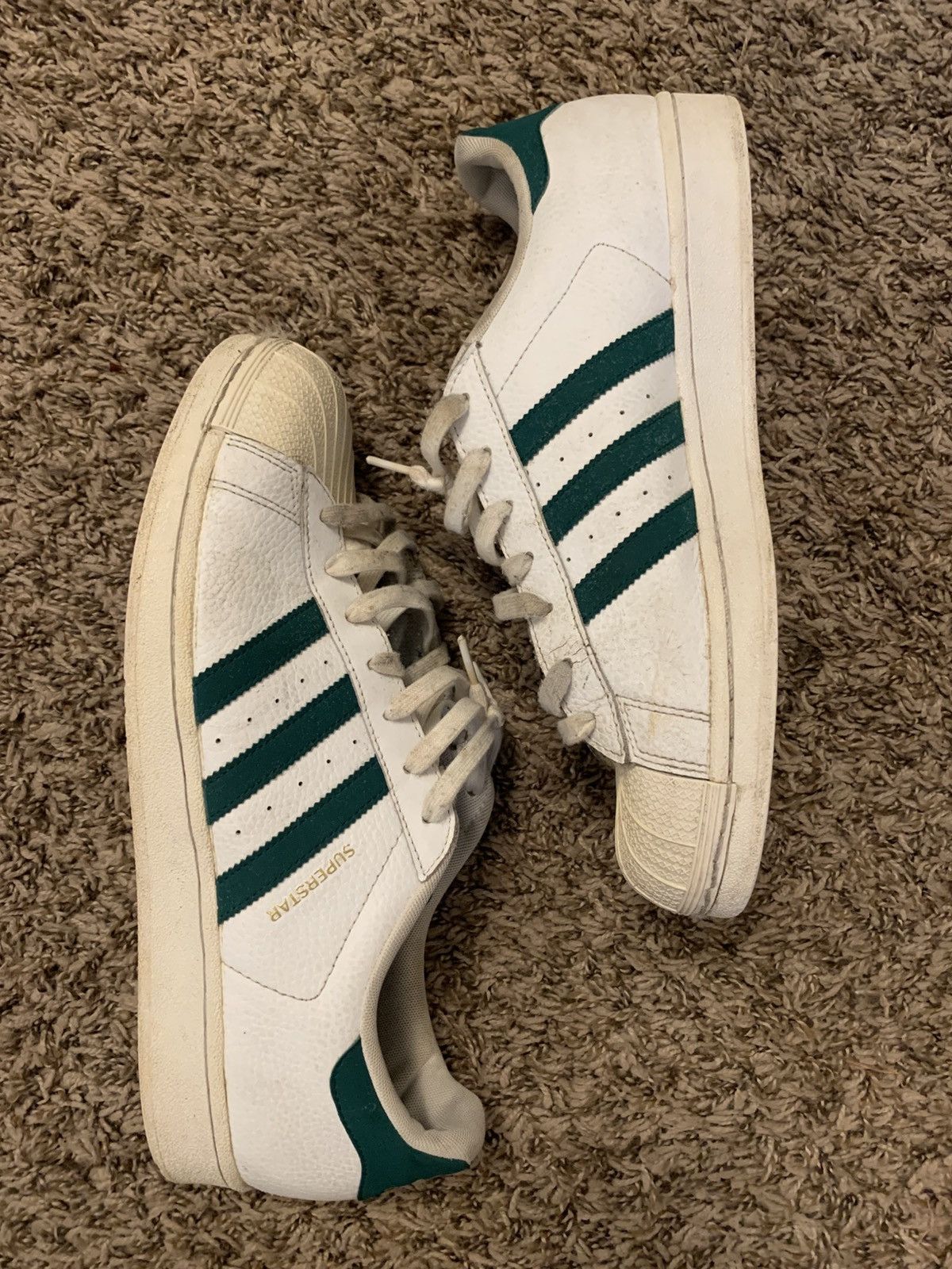 Adidas Adidas shell toe sneakers Size US 12 / EU 45 - 2 Thumbnail