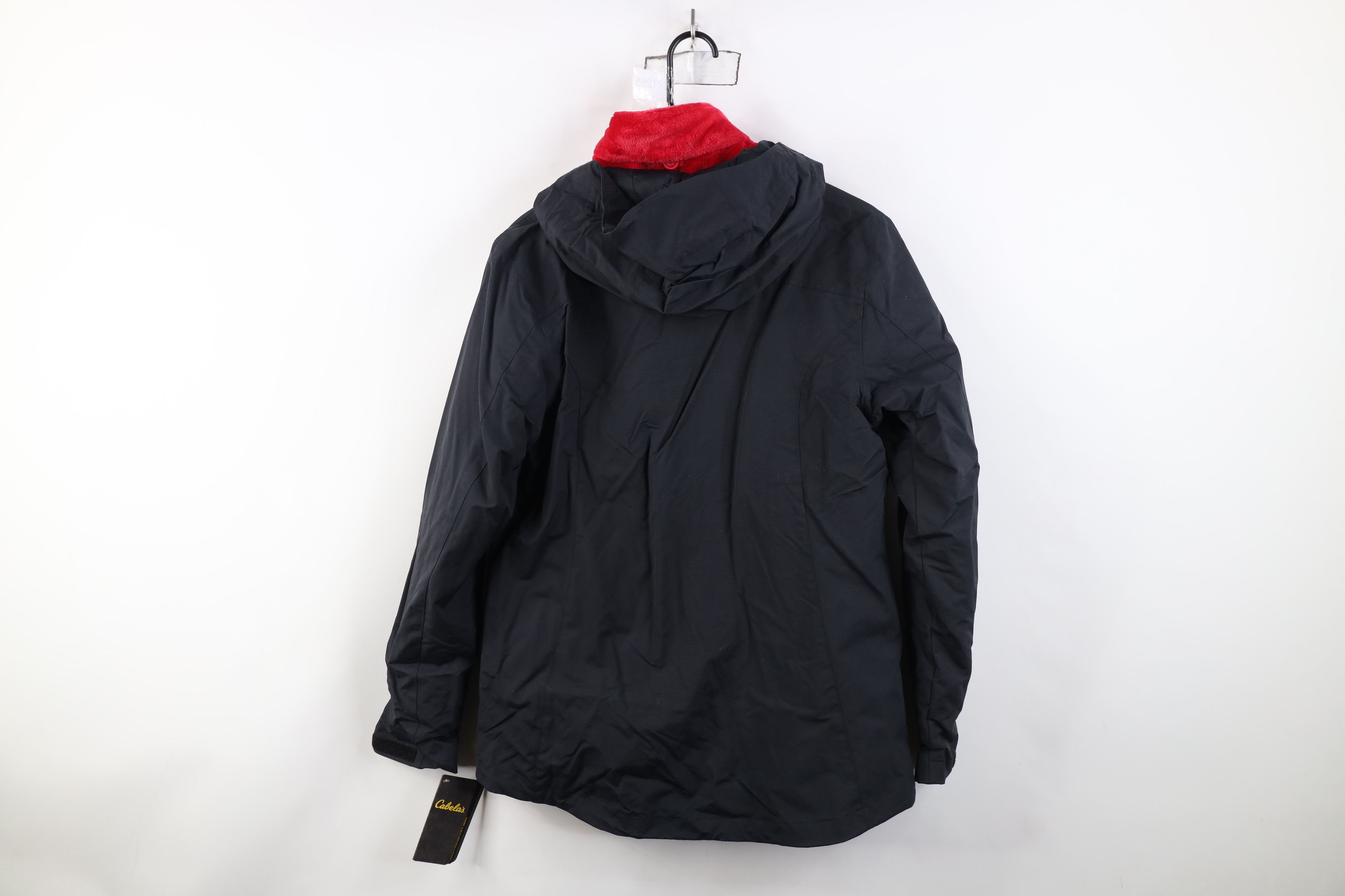 Cabelas Deadstock Vintage Cabelas 3 In 1 Hooded Jacket Black Size M / US 6-8 / IT 42-44 - 9 Thumbnail