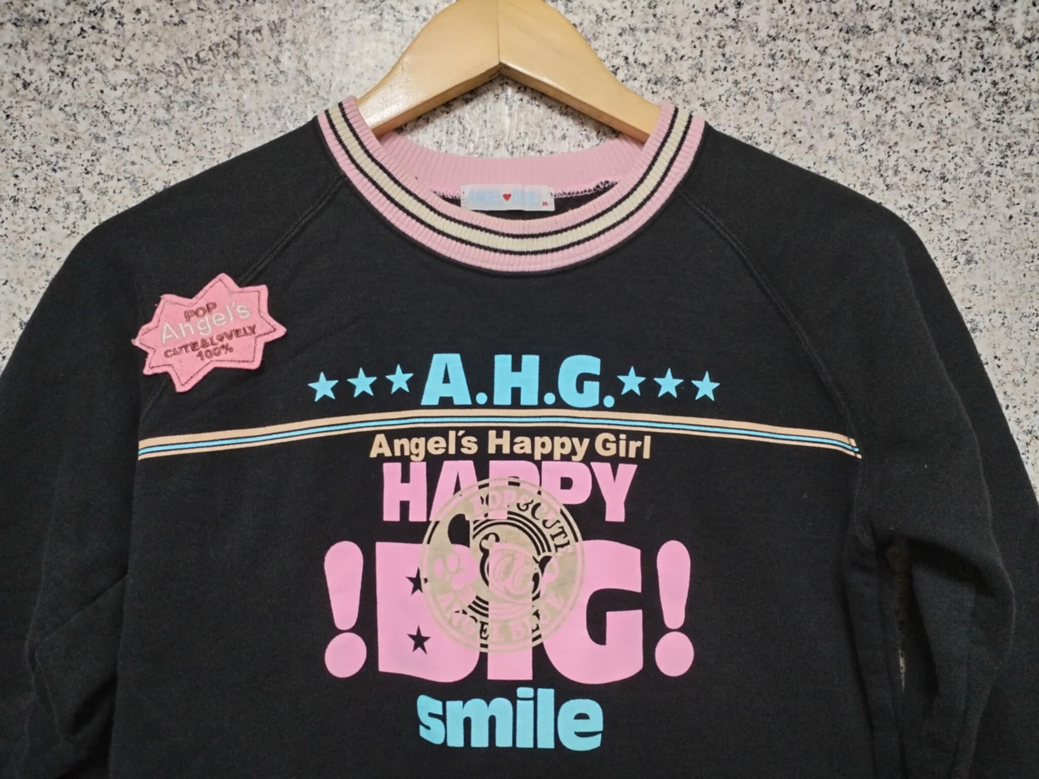 Angel Blue × Hysteric Glamour × Vintage VINTAGE ANGEL BLUE CROP SWEATSHIRTS VERY RARE Size M / US 6-8 / IT 42-44 - 3 Thumbnail