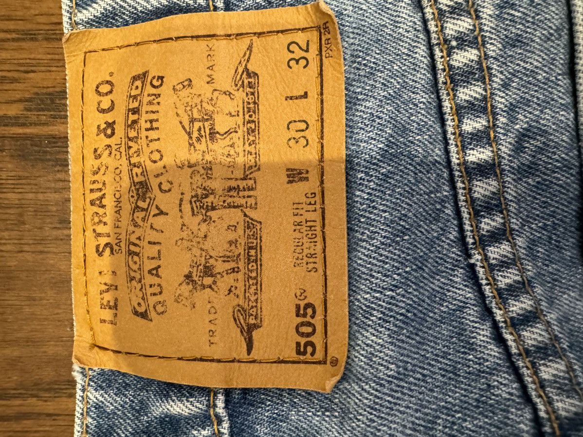 Levi's Vintage Levi’s 505 Orange Tabs Size US 30 / EU 46 - 3 Thumbnail