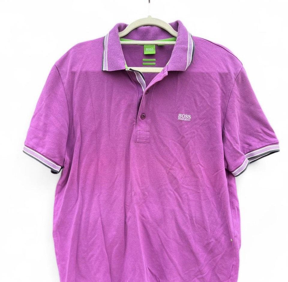 Hugo Boss Hugo Boss Green Label Polo Shirt Purple Modern Fit Size US XL / EU 56 / 4 - 1 Thumbnail