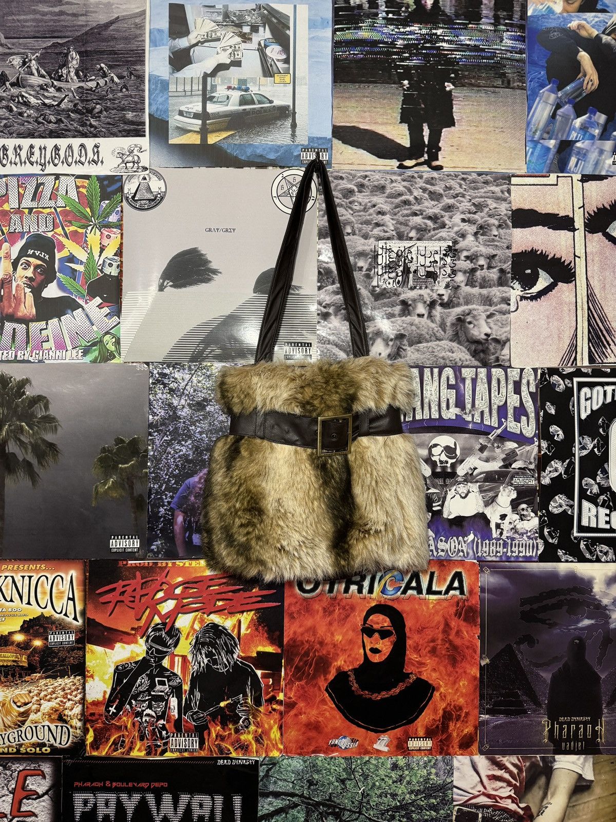 Miss Sixty Mohair Shoulder Bag, Women's