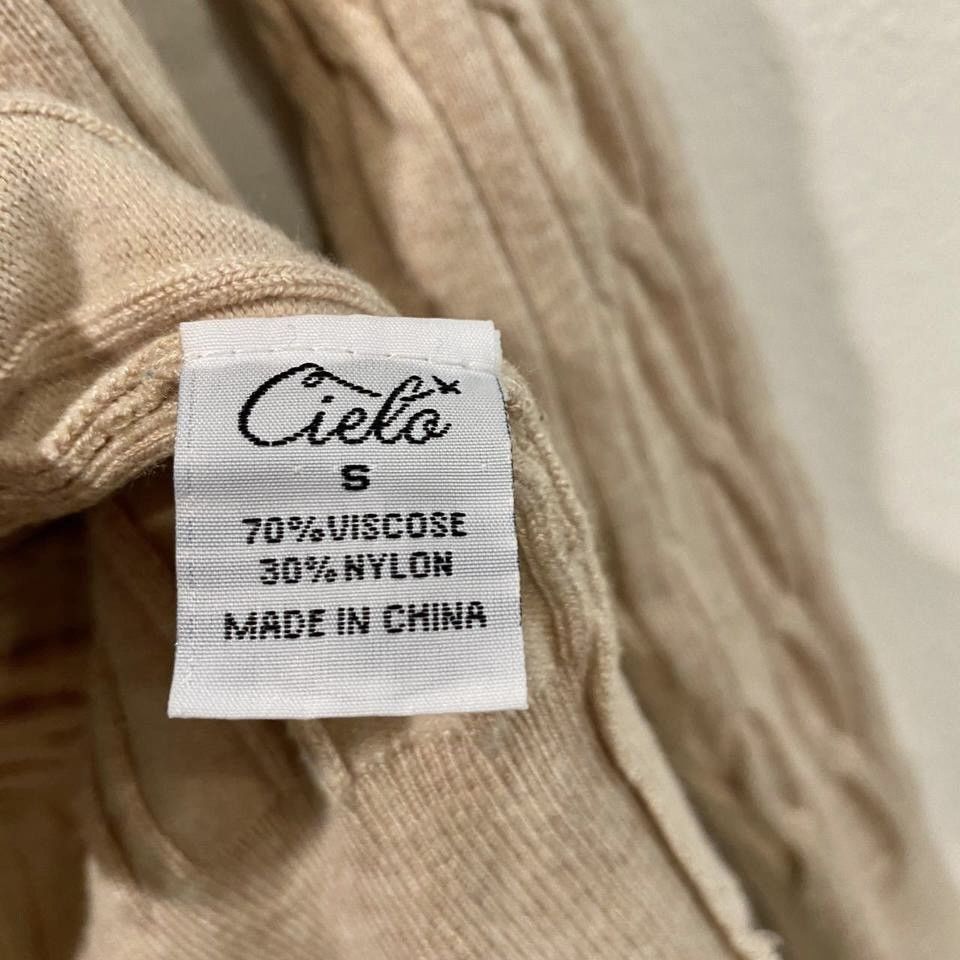Other Brand New Beige Button-Down Cardigan Size S / US 4 / IT 40 - 6 Thumbnail