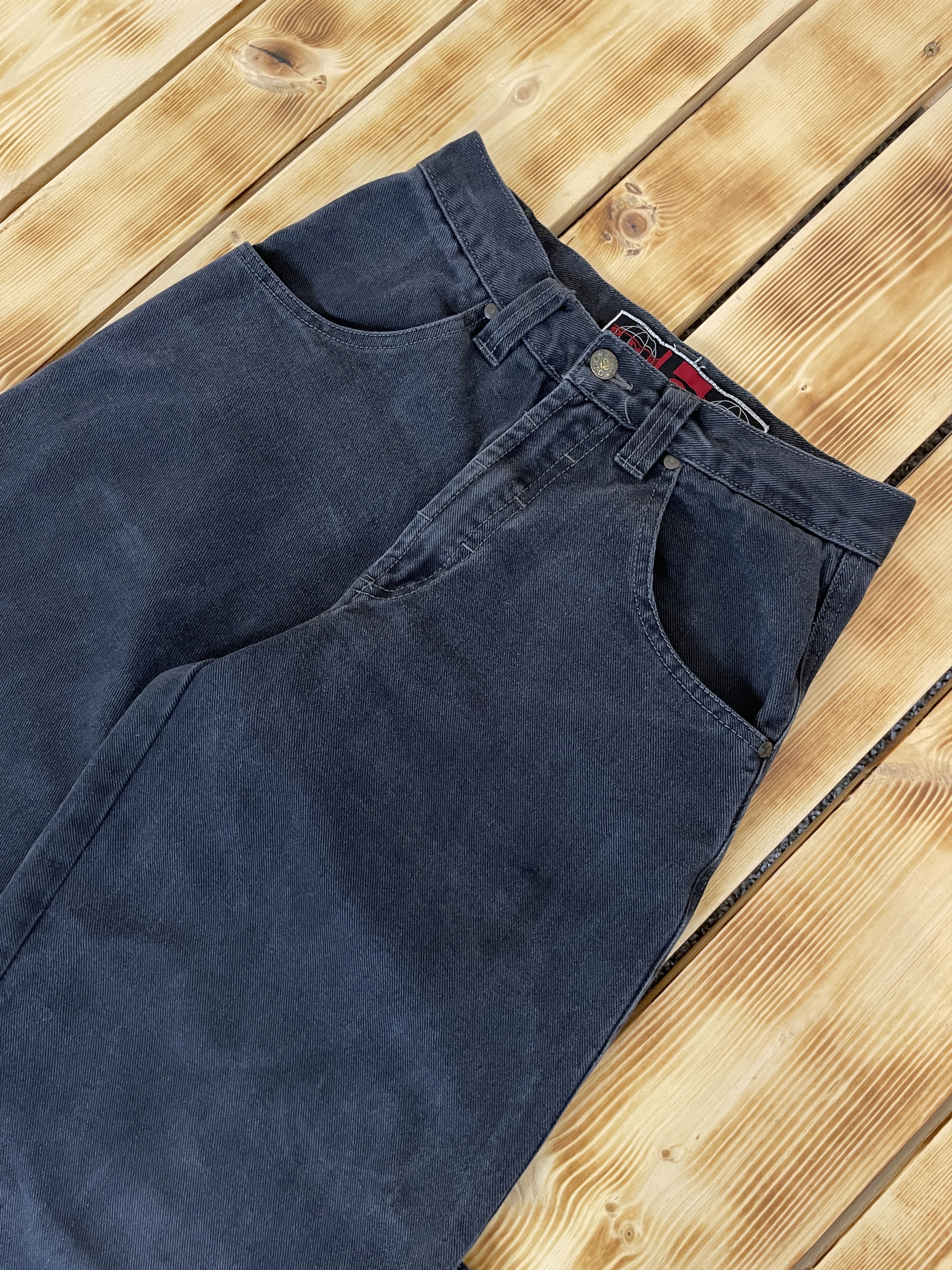 Japanese Brand RARE Vintage B One Soul Raver Baggy Jeans Rap Hip Hop Skate Size US 28 / EU 44 - 4 Thumbnail