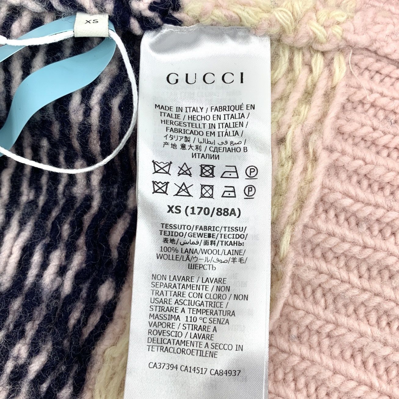 Gucci Gucci Color-block Fair Isle Long Sleeve Knit Sweater K26WX Size XS / US 0-2 / IT 36-38 - 6 Thumbnail