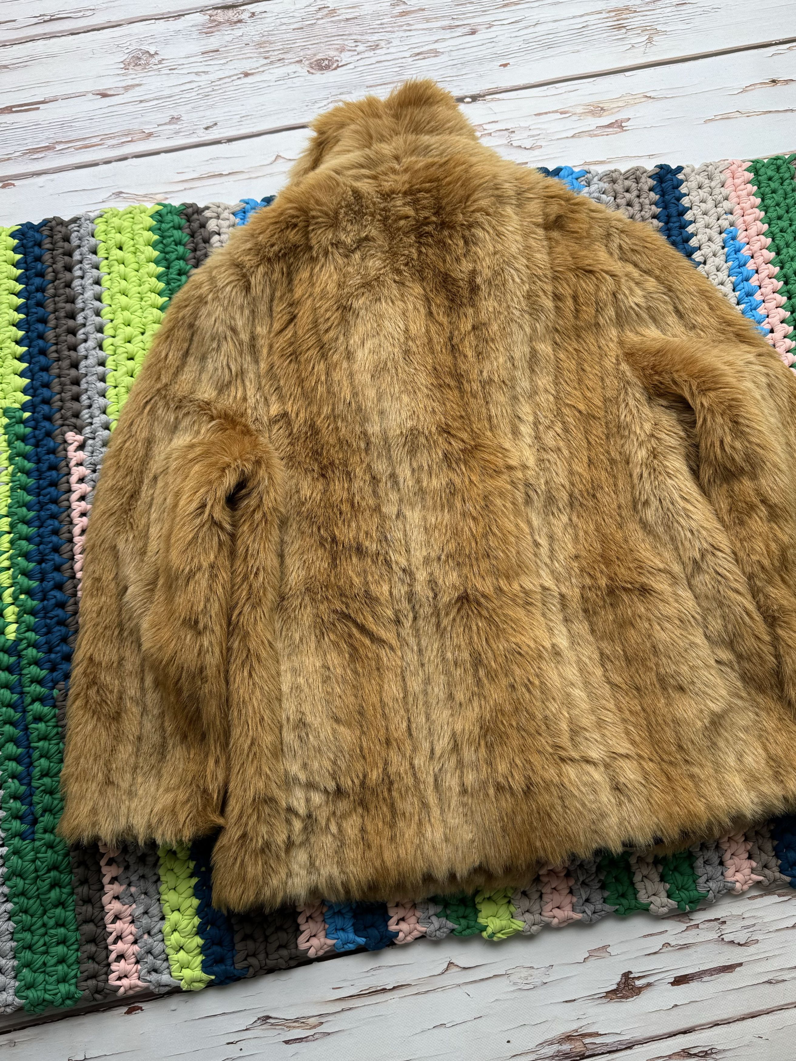 Vintage Vintage Faux Fur Coat (D15) Size L / US 10 / IT 46 - 10 Thumbnail