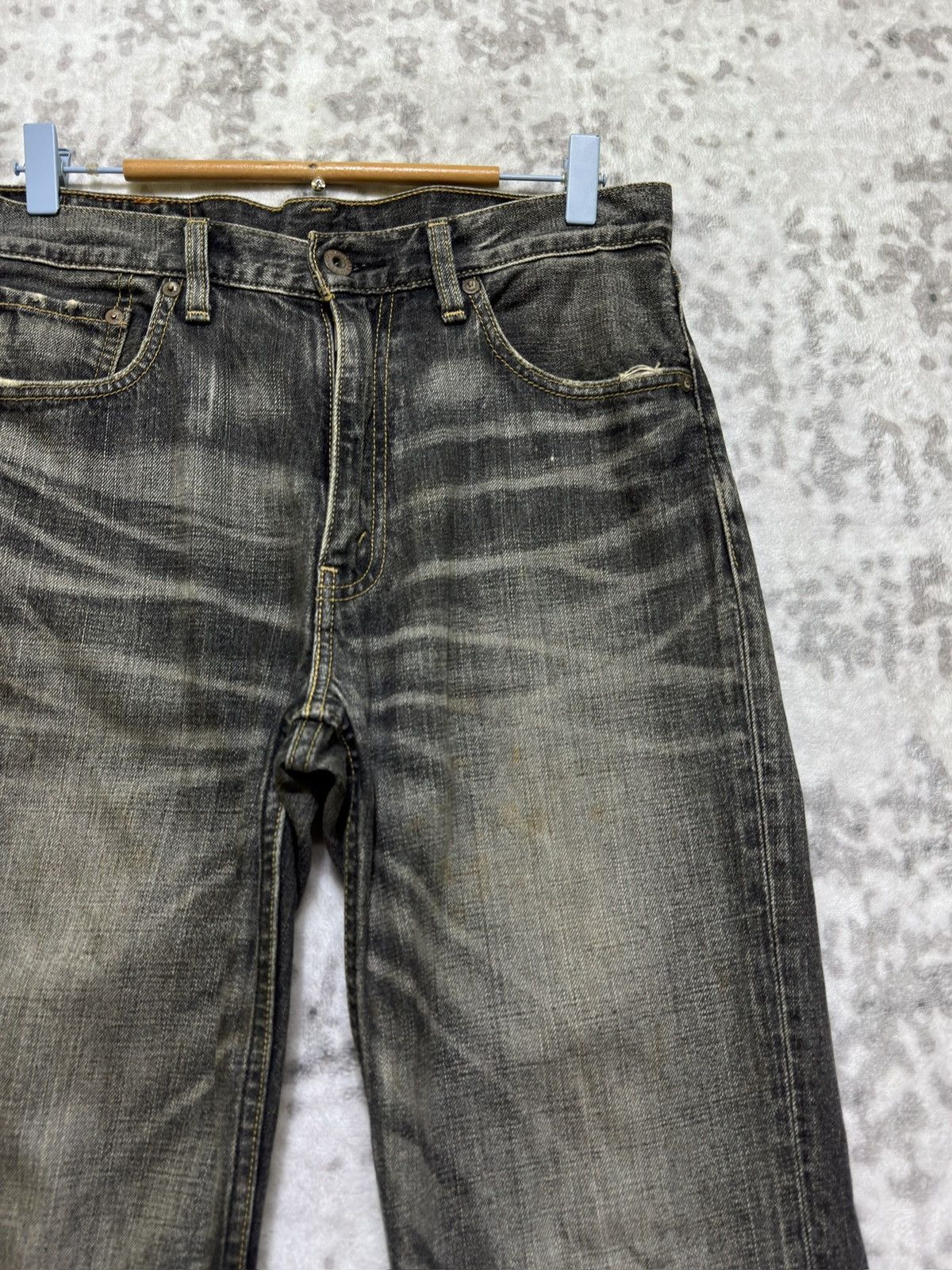 Levi's Vintage Levi’s 502 Claw Mark Acid Washed Distressed Denim Size US 30 / EU 46 - 5 Thumbnail