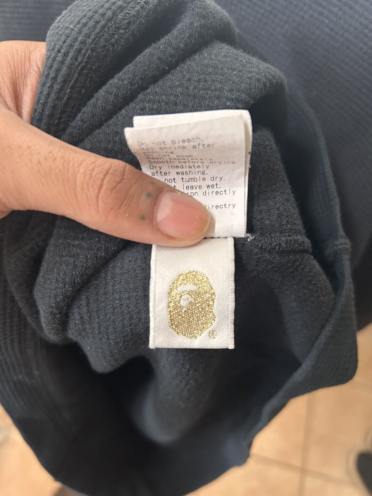 Bape Bape L/S Thermal Waffle Size US M / EU 48-50 / 2 - 6 Thumbnail