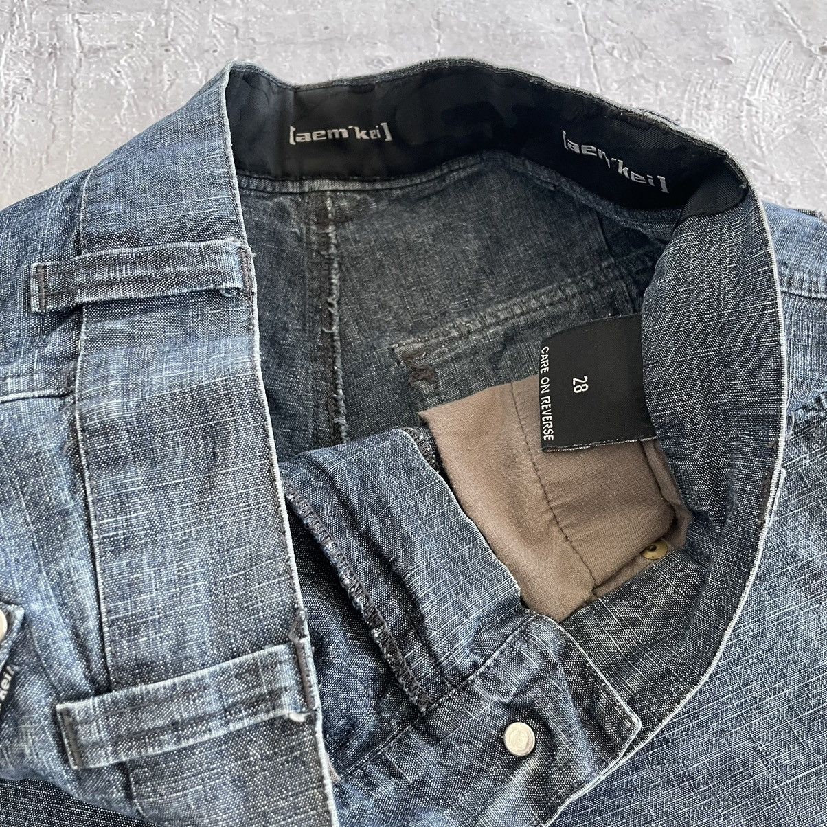 Aem'kei × Vintage Vintage Aemkei denim shorts rap y2k Size 28" / US 6 / IT 42 - 8 Thumbnail