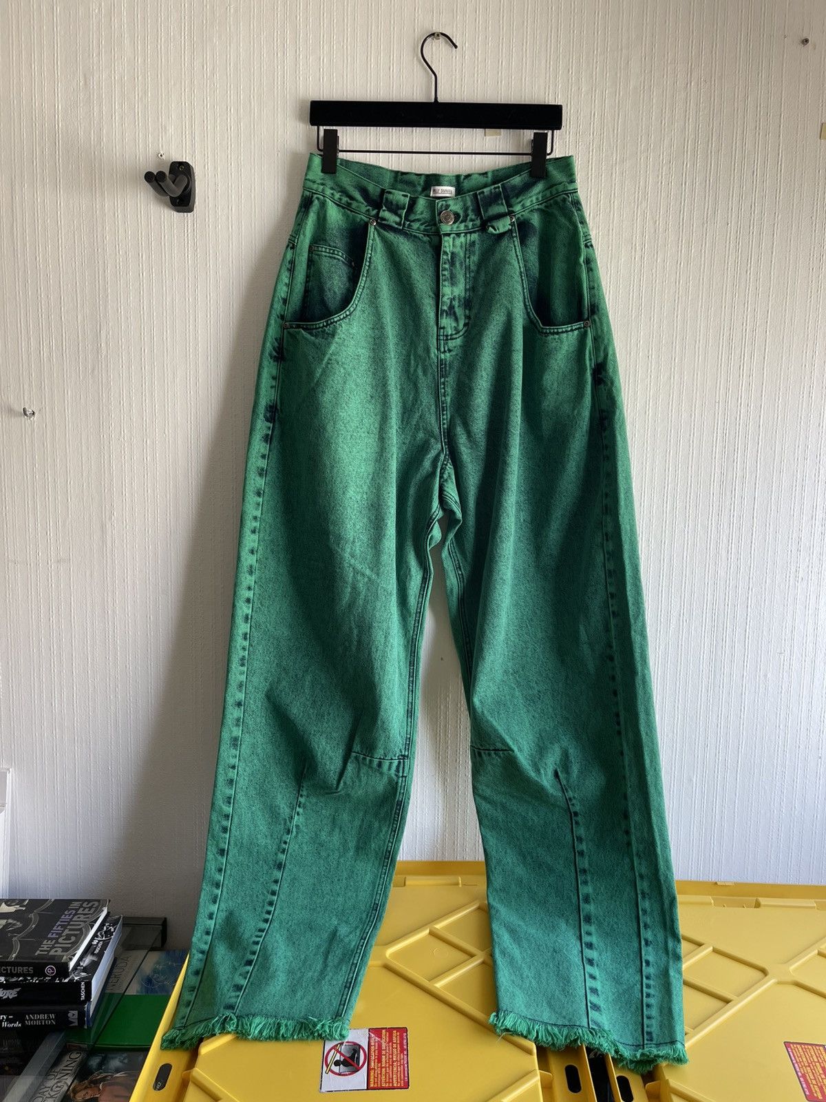 Willy Chavarria WILLY CHAVARRIA DOWNTOWN OVER GREEN DENIM SET Size US M / EU 48-50 / 2 - 7 Thumbnail