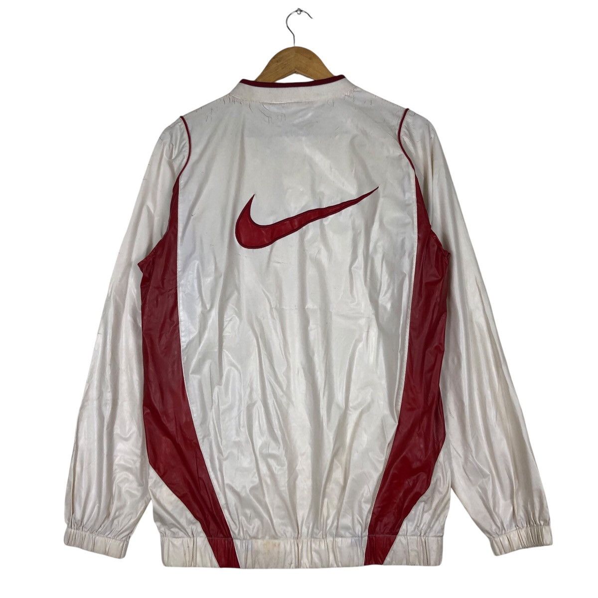 Nike × Vintage Vintage Nike PVC material Rare Shirt Medium Size US M / EU 48-50 / 2 - 1 Thumbnail