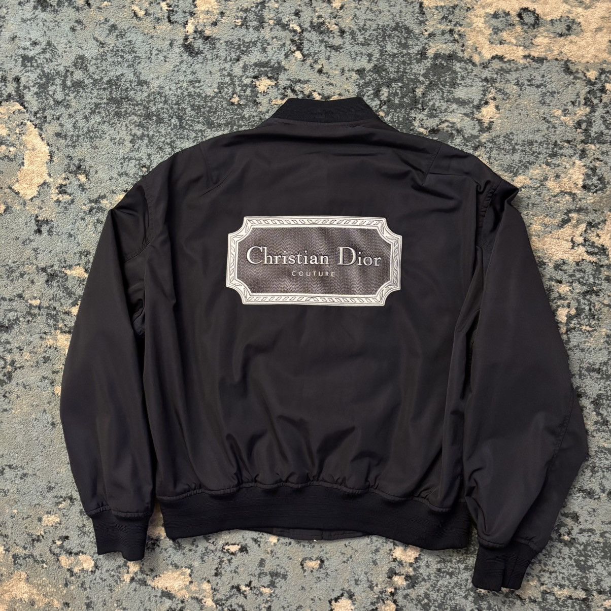 Dior Christian Dior Couture Navy Bomber Jacket Size 54 (M US) Size US M / EU 48-50 / 2 - 1 Thumbnail