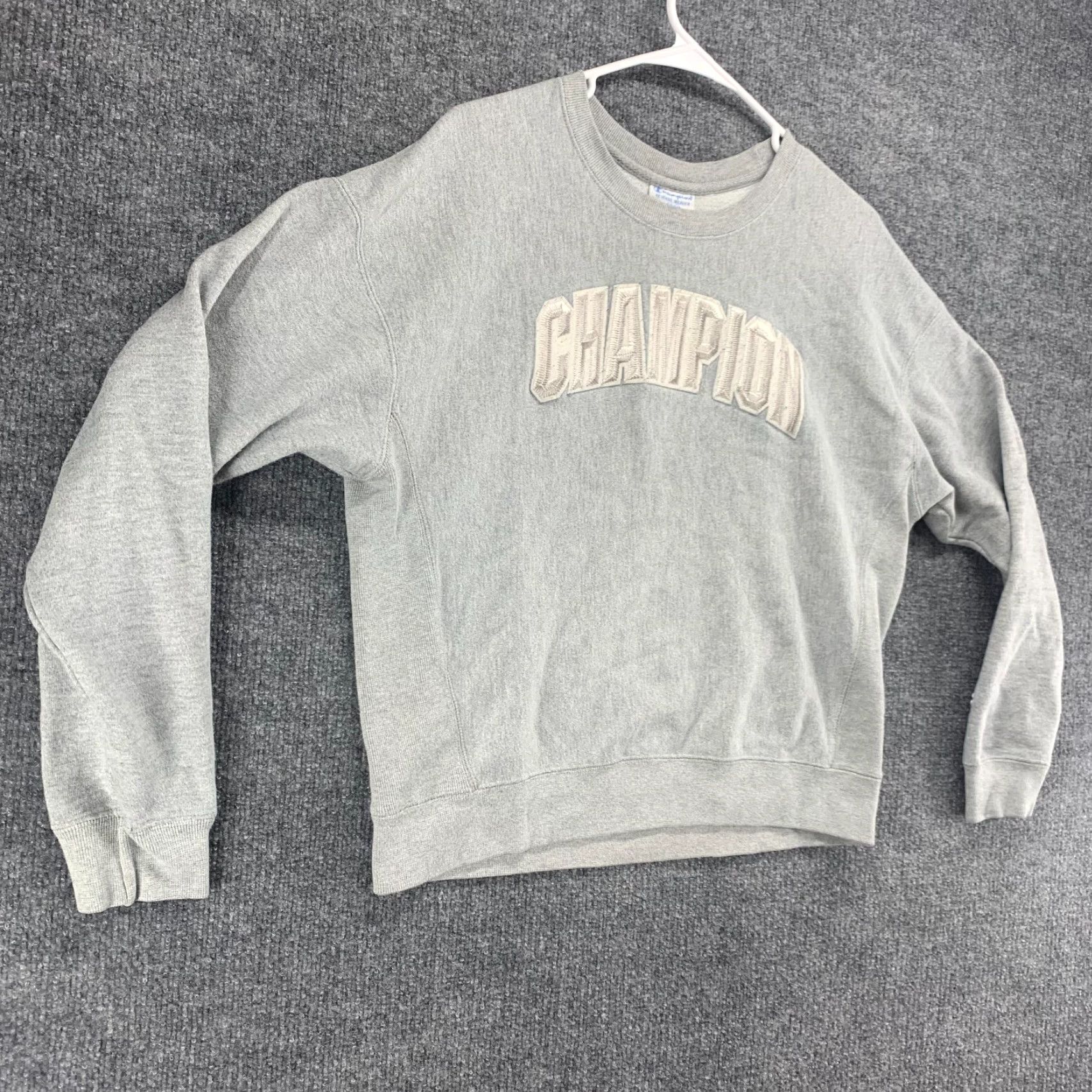 Champion Champion Sweatshirt Womens Large Gray Reverse Weave Pullover Crewneck Logo Size L / US 10 / IT 46 - 2 Thumbnail