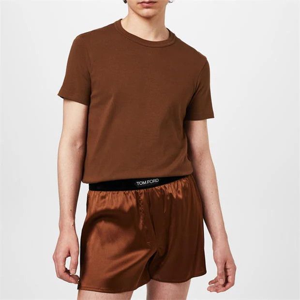 Tom Ford o1g2r1mq0724 Size: 32 / Silk Boxers in Ochre Size 32 - 5 Thumbnail