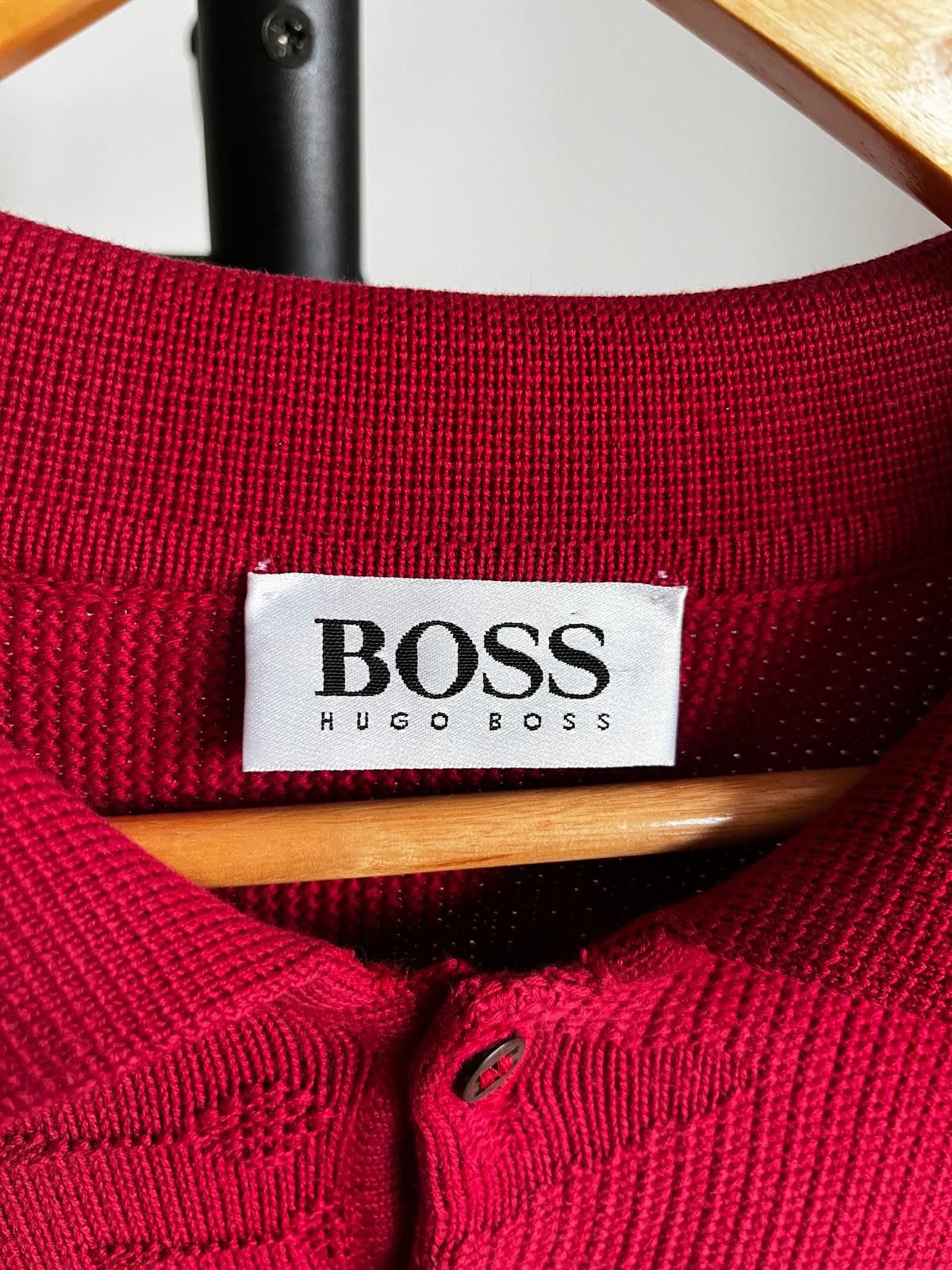 Hugo Boss Hugo Boss vintage red sweatshirt Size US XL / EU 56 / 4 - 4 Thumbnail