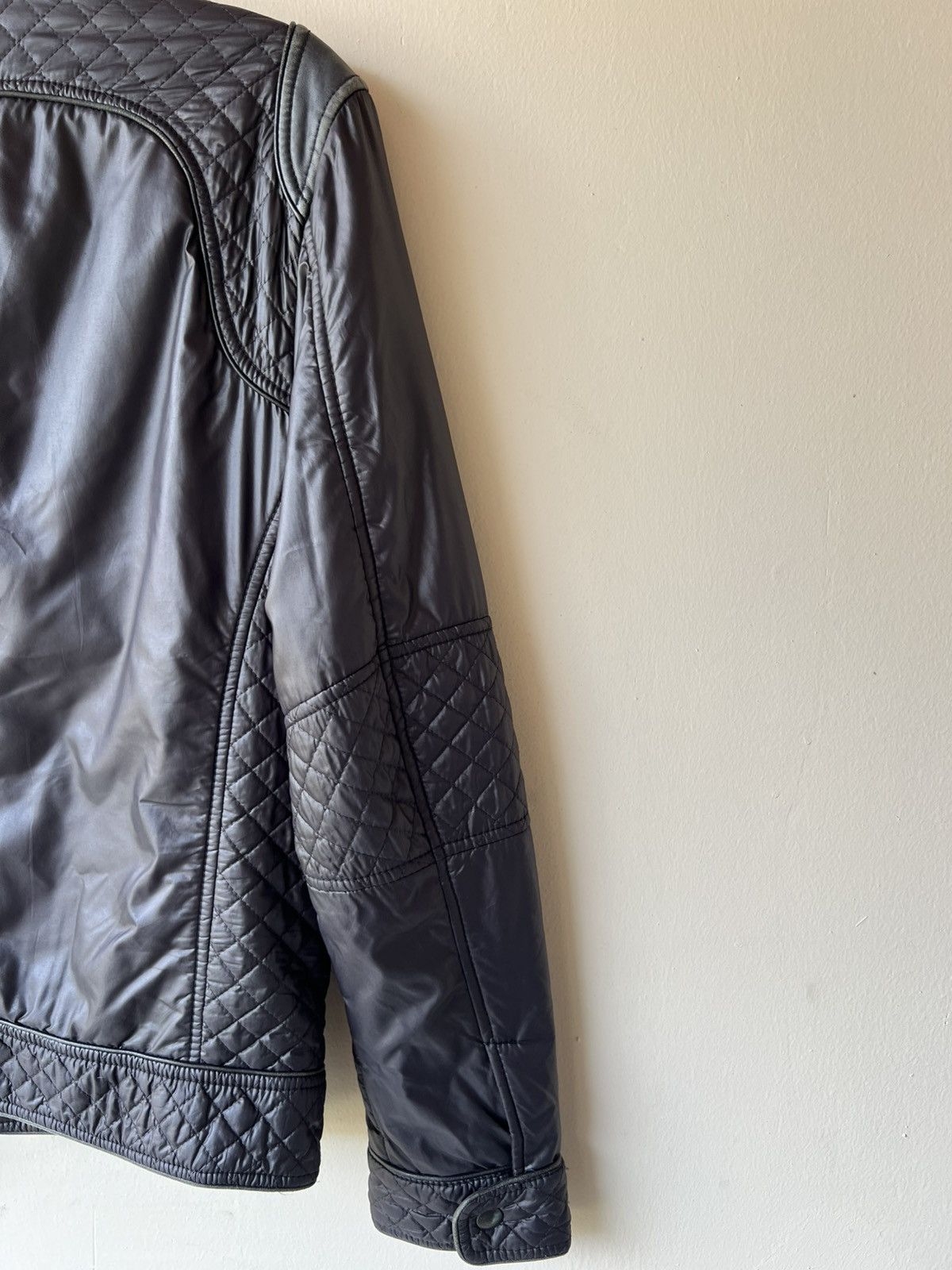 Dolce & Gabbana Vintage 2000s Dolce & Gabbana Fade Patina Cafe Racer Jacket Size US M / EU 48-50 / 2 - 20 Thumbnail