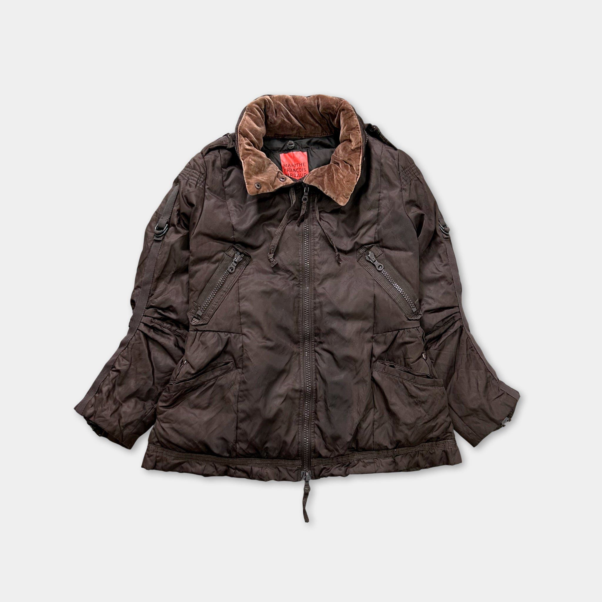 Marithe + Francois Girbaud Marithé + François Girbaud Brown Parachute Jacket Size US S / EU 44-46 / 1 - 1 Thumbnail