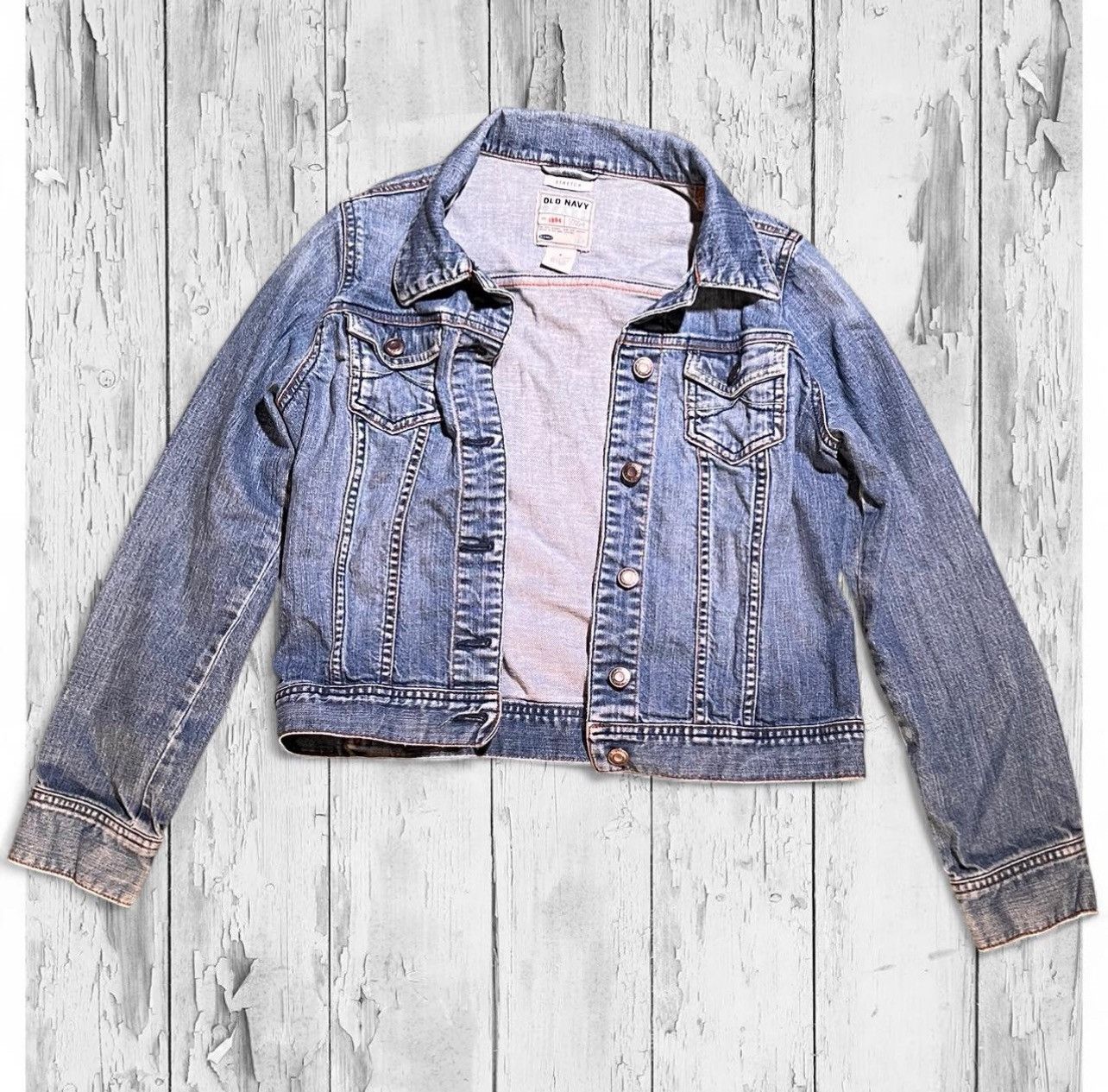 Old Navy Old Navy denim cropped jacket Size S / US 4 / IT 40 - 7 Thumbnail