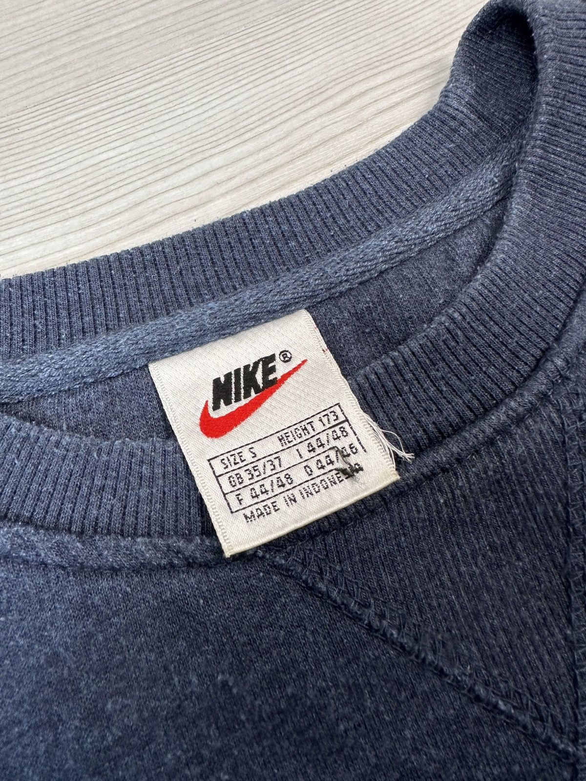 Nike × Vintage Vintage Y2k Nike Sweatshirt Big Swoosh Logo Size US S / EU 44-46 / 1 - 4 Thumbnail