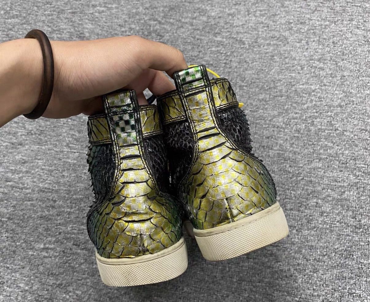 Christian Louboutin CHRISTIAN LOUBOUTIN CL Snakeskin Sneakers J16 Size US 8.5 / EU 41-42 - 5 Thumbnail