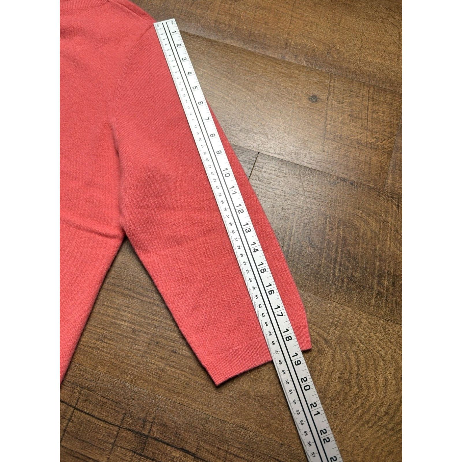 Talbots TALBOTS Pink Pure Cashmere 3/4 Sleeve Crew Neck Pullover Sweater - 1X - Womens - Pink - Cashmere - Pullover Size XL / US 12-14 / IT 48-50 - 7 Thumbnail