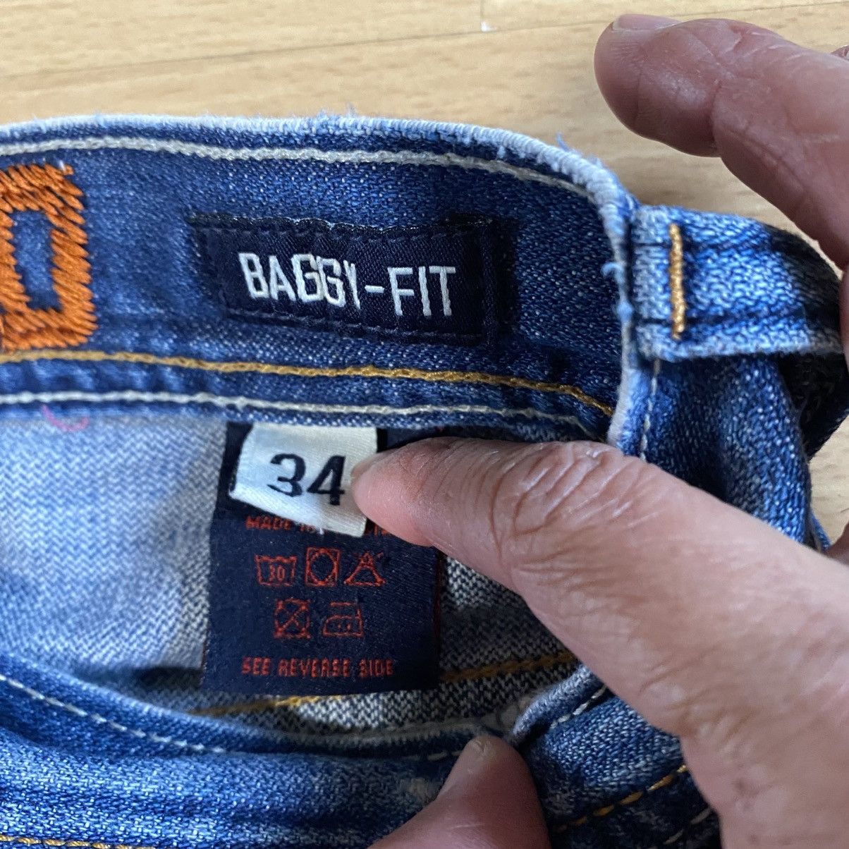 Ecko Unltd. Ecko Unltd Rhino Embroidered Baggy Jeans Size 31 Vintage Y2K Size US 31 - 7 Thumbnail