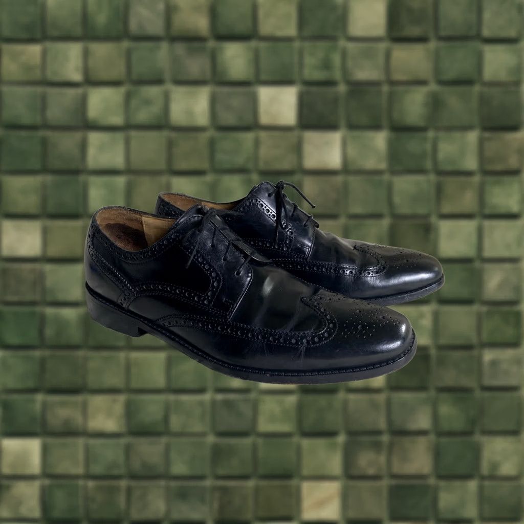 Cole Haan Cole Haan Leather Oxford Wingtip Black C07680 Size  display picture 1