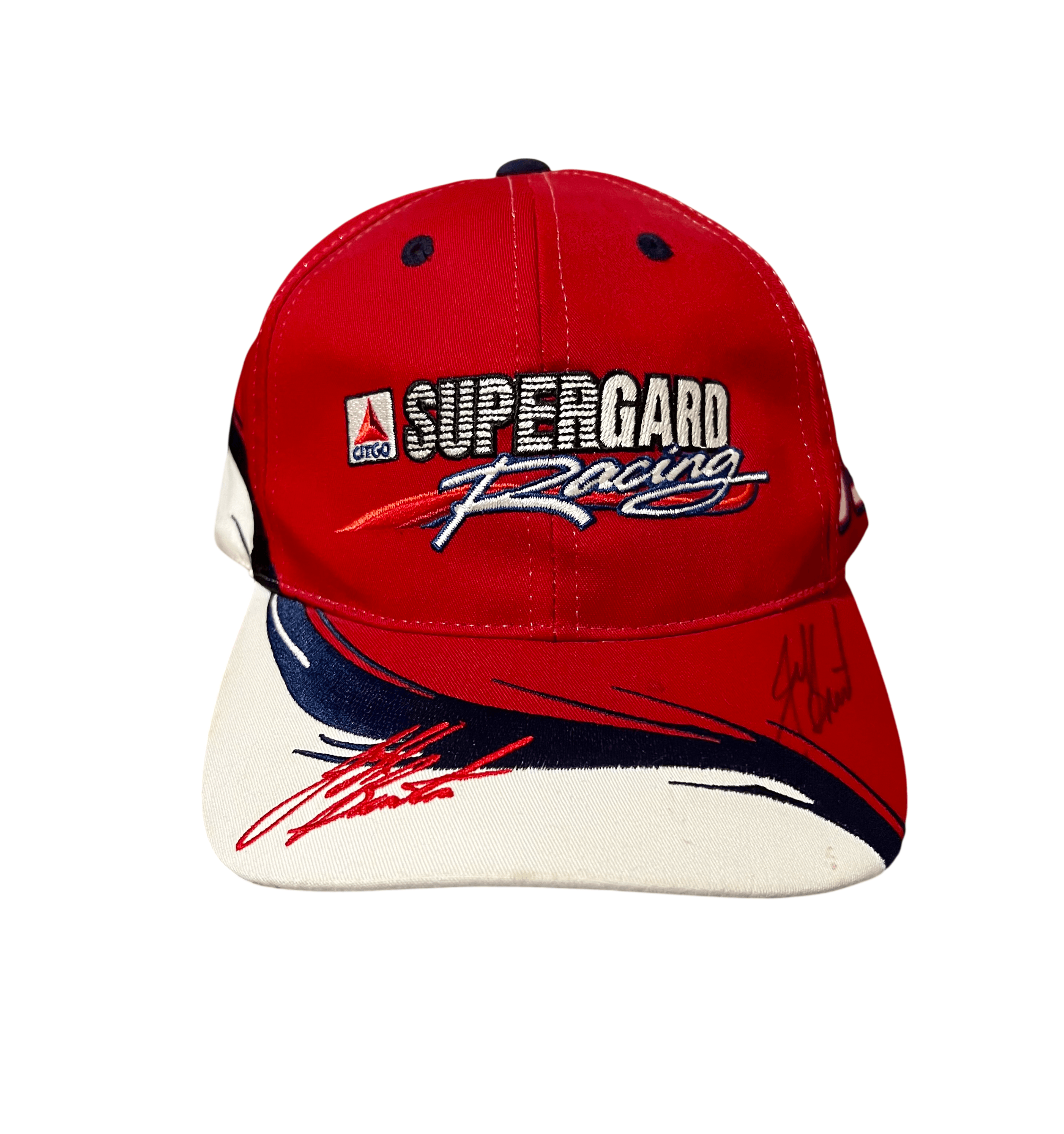 NASCAR Supergard Racing Vintage Jeff Burton Autographed Snapback Size ONE SIZE - 1 Thumbnail