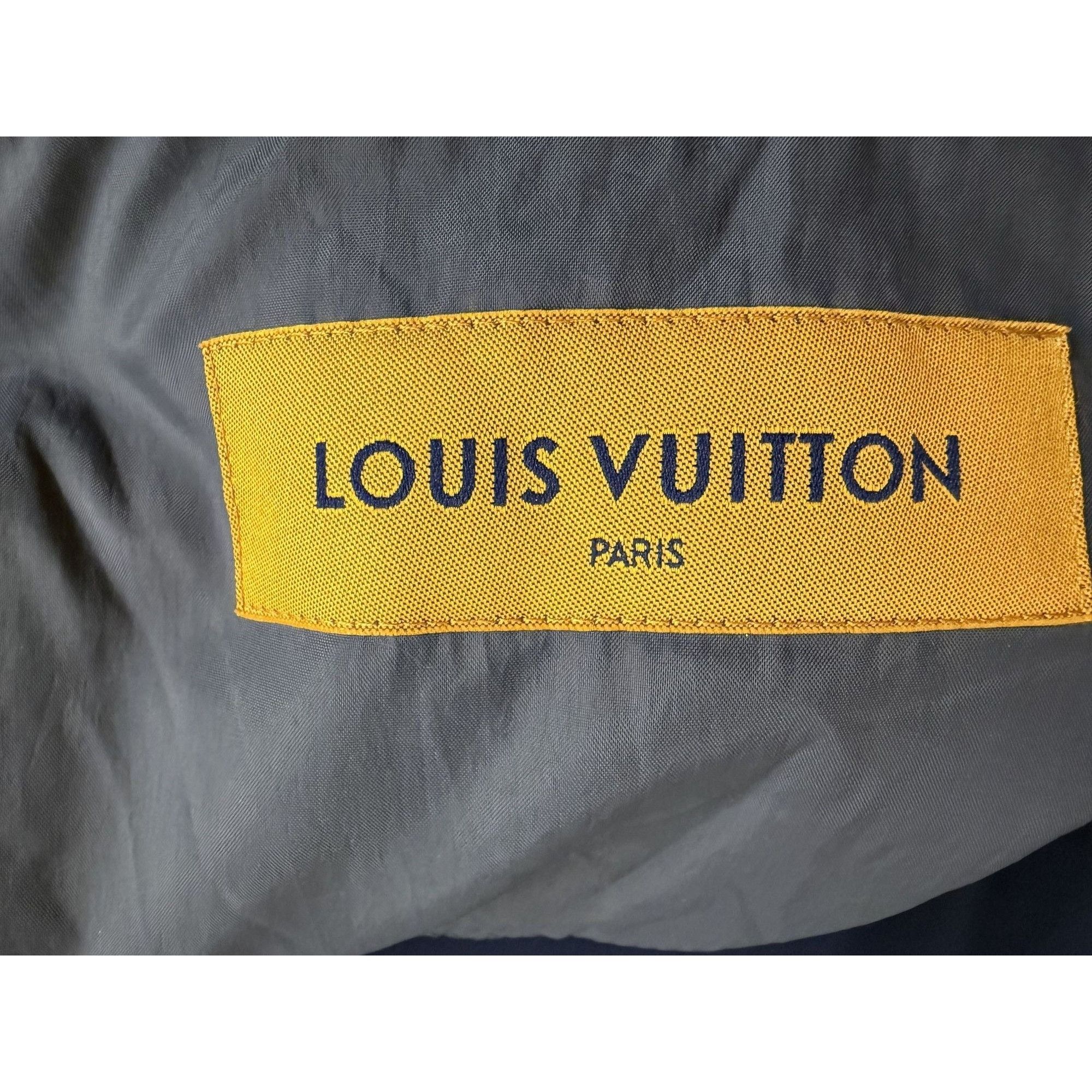 Louis Vuitton Louis Vuitton Mens Navy Quilted Jacket Size 52 Size US L / EU 52-54 / 3 - 9 Thumbnail