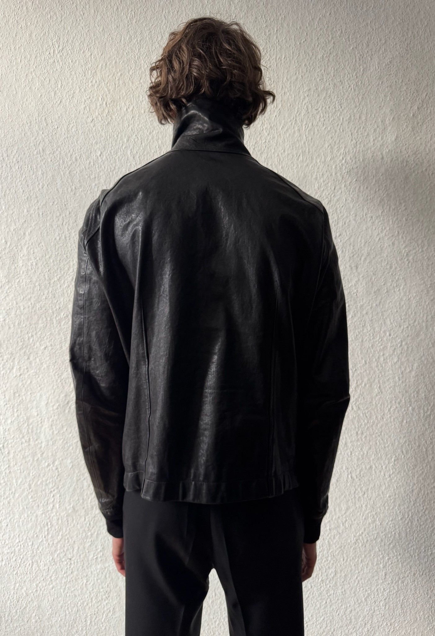 Rick Owens F/W 09 "CRUST" Hammered Lamb Leather Intarsia Jacket XL Size US XL / EU 56 / 4 - 25 Thumbnail