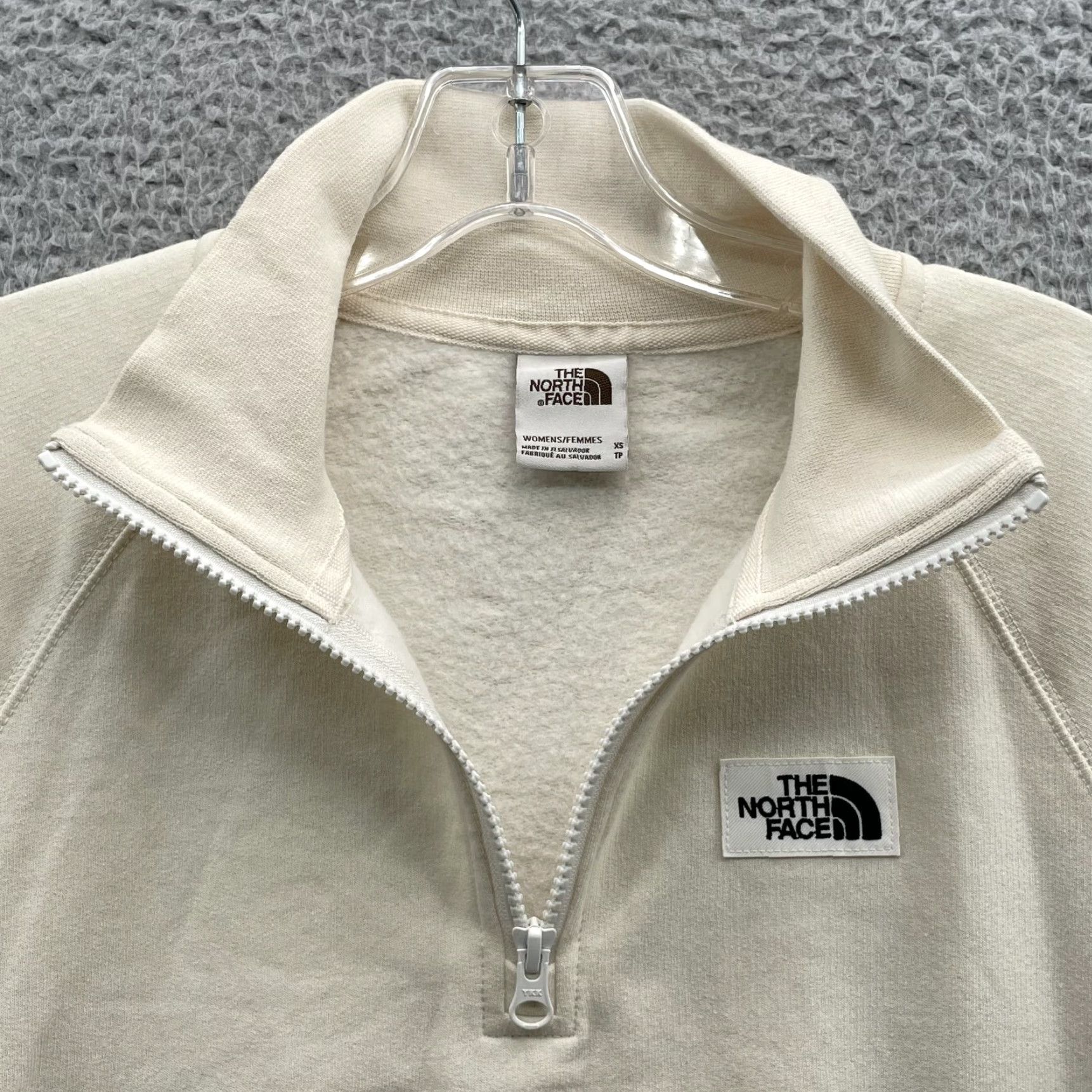 The North Face North Face 1/4 Zip Sweater Women XS Cream Minimalist Basic Gorpcore Outdoor Chic Shirt Size XS / US 0-2 / IT 36-38 - 4 Thumbnail
