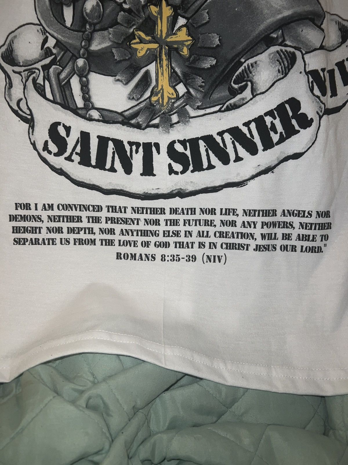 Hypebeast Fresh Laundry Saint Sinner Tee Size US M / EU 48-50 / 2 - 5 Thumbnail