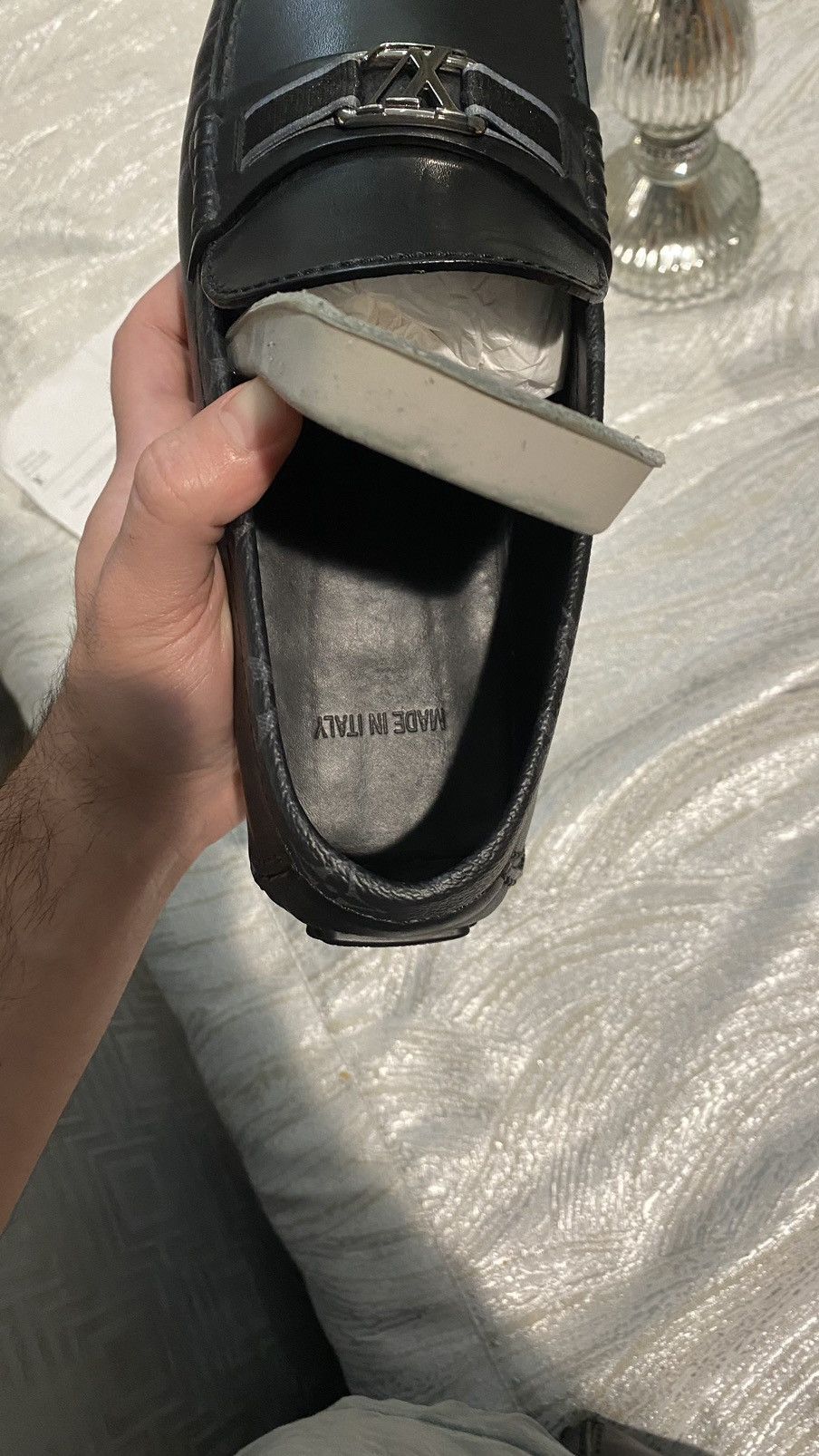Louis Vuitton Louis Vuitton moccasin (LV Racer NEW IN BOX) Size US 11.5 / EU 44-45 - 19 Thumbnail
