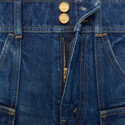 Celine os11x0526 Denim Short in Blue Size 28" / US 6 / IT 42 - 4 Thumbnail