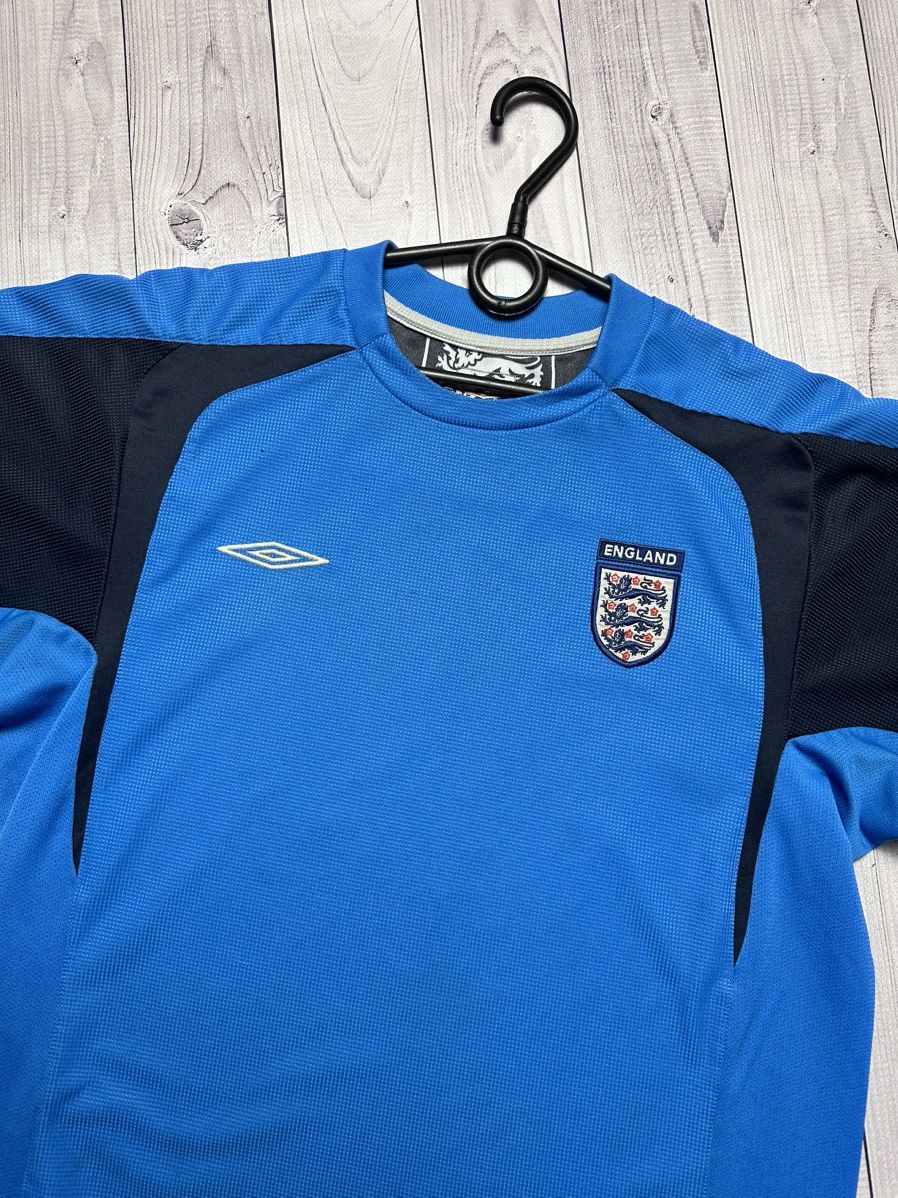Umbro × Vintage Vintage England soccer jersey Umbro blue away rare size M Size US M / EU 48-50 / 2 - 2 Thumbnail
