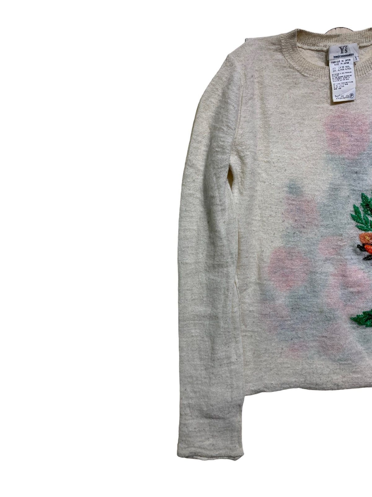 Y's × Yohji Yamamoto 🔥RARE Y’s YOHJI YAMAMOTO WOOL KNITTED JUMPER Size M / US 6-8 / IT 42-44 - 3 Thumbnail