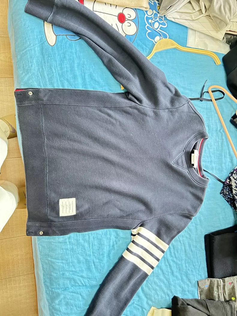 Thom Browne Thom Browne Round collar hoodie Size US L / EU 52-54 / 3 - 1 Thumbnail