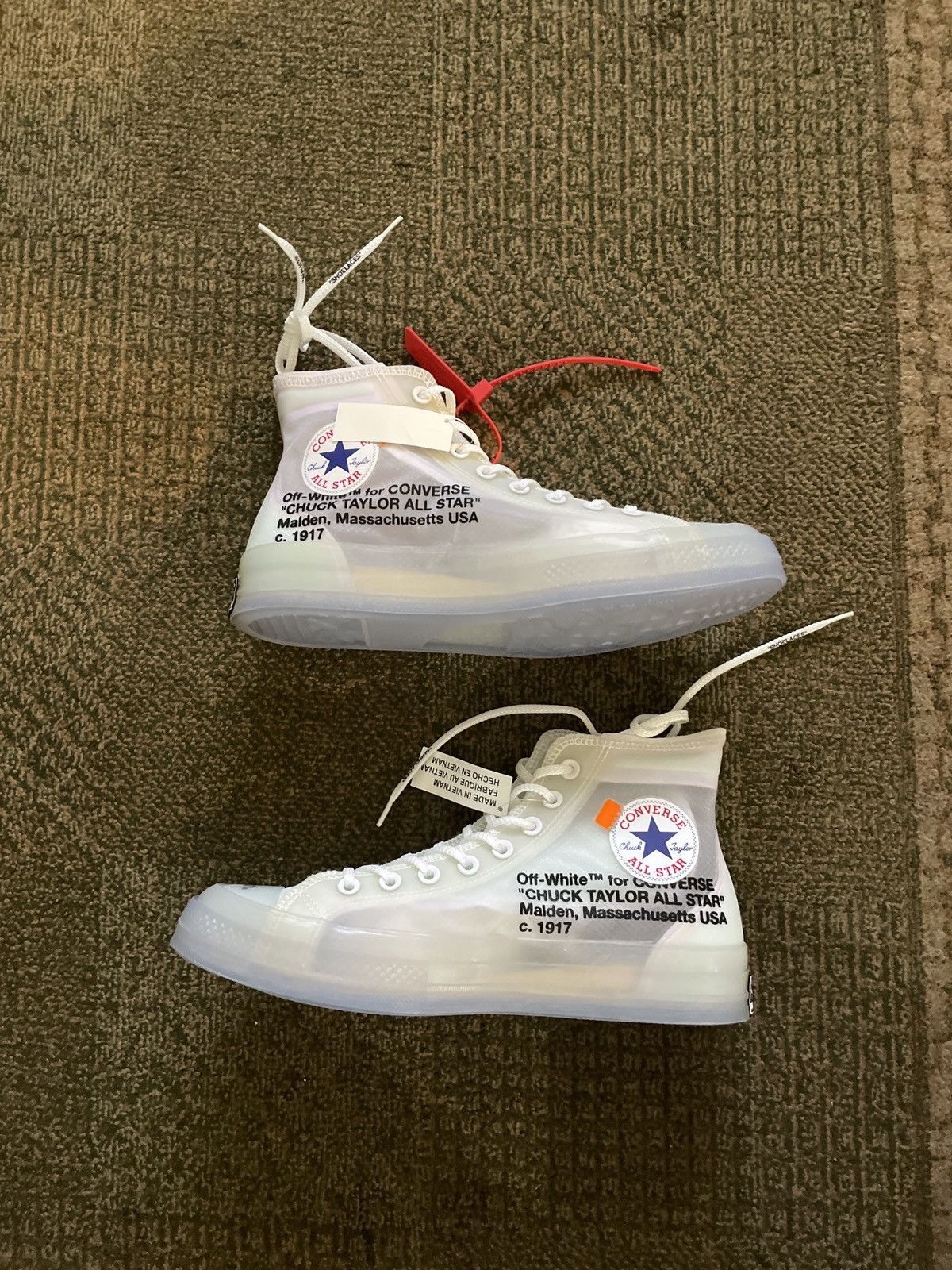 Converse Off-White the ten Chuck Taylor Nike Virgil Alboh Size US 9 / EU 42 - 2 Thumbnail