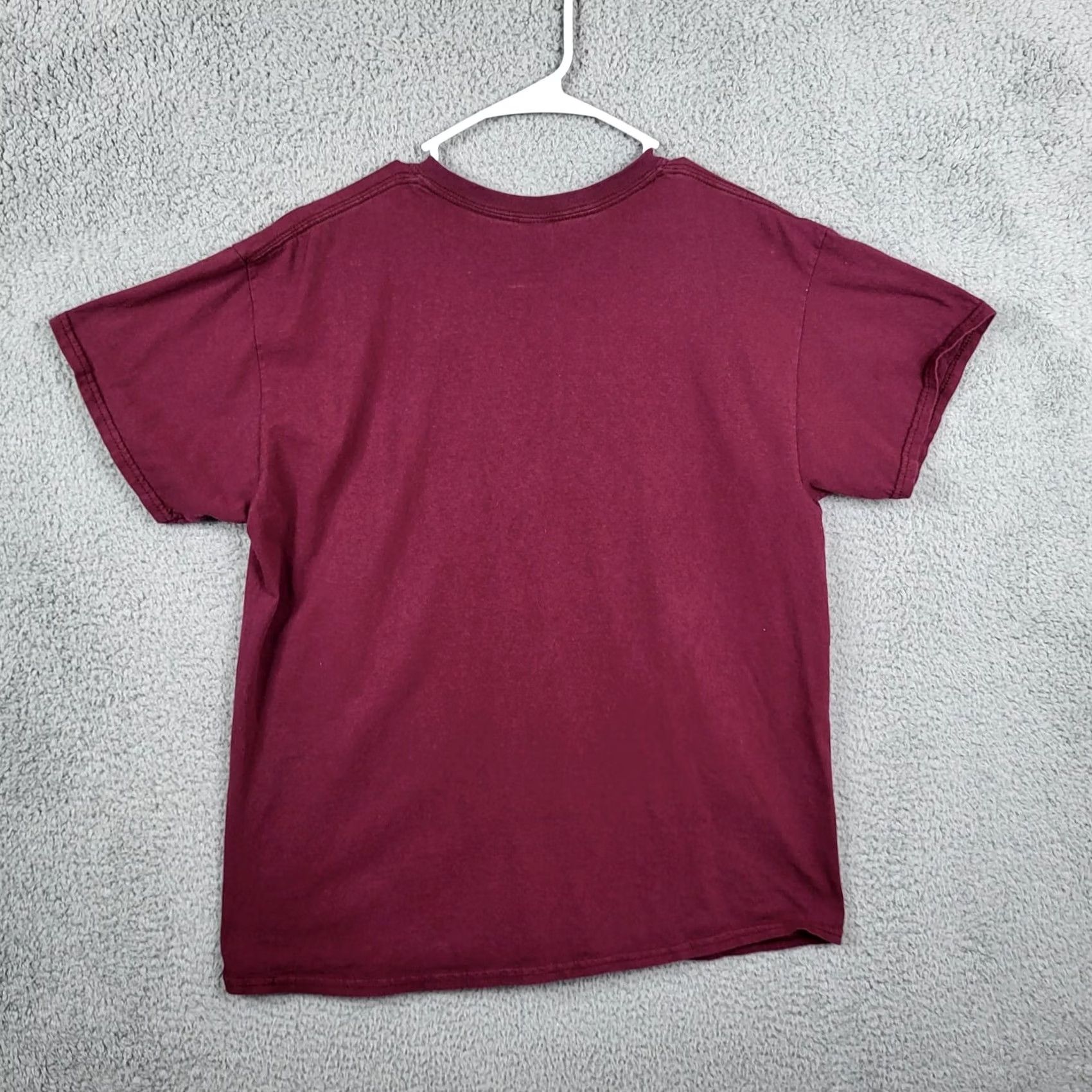 Gildan Gildan Heavy Cotton T-Shirt Mens Size L Red Short Sleeve Crew Neck Cotton Jersey Logo Regular Fit ??? Size US L / EU 52-54 / 3 - 3 Thumbnail