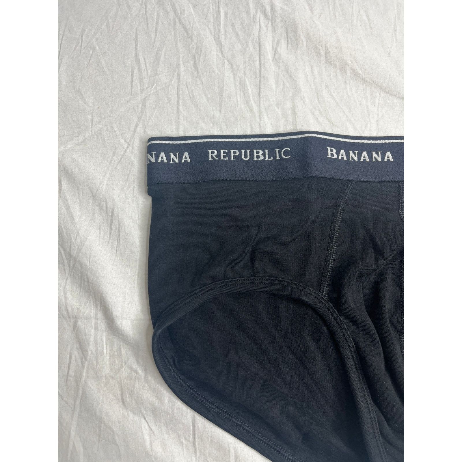 Banana Republic 4-21 BANANA REPUBLIC Men's Classic Bikini Brief Black Large Size ONE SIZE - 3 Thumbnail