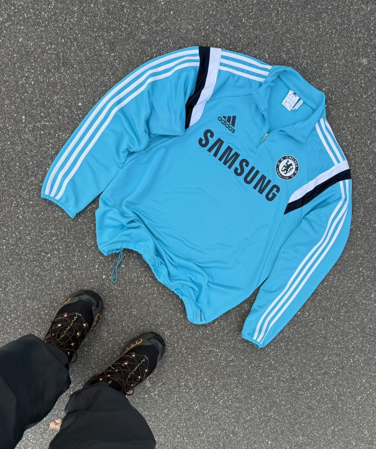 Adidas Adidas Y2K Chelsea Sweatshirt Blokecore Soccer Hype Jacket Size US L / EU 52-54 / 3 - 7 Thumbnail