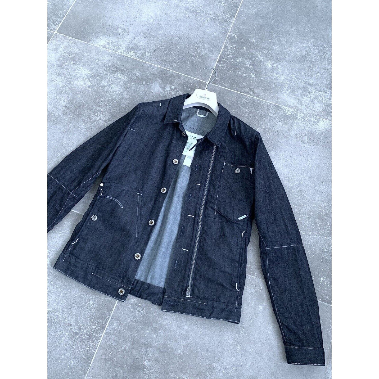 G-Star Mens G-STAR ORGANIC Raw Alcatraz Denim Jacket Coat SZ M EU48 Size US M / EU 48-50 / 2 - 6 Thumbnail